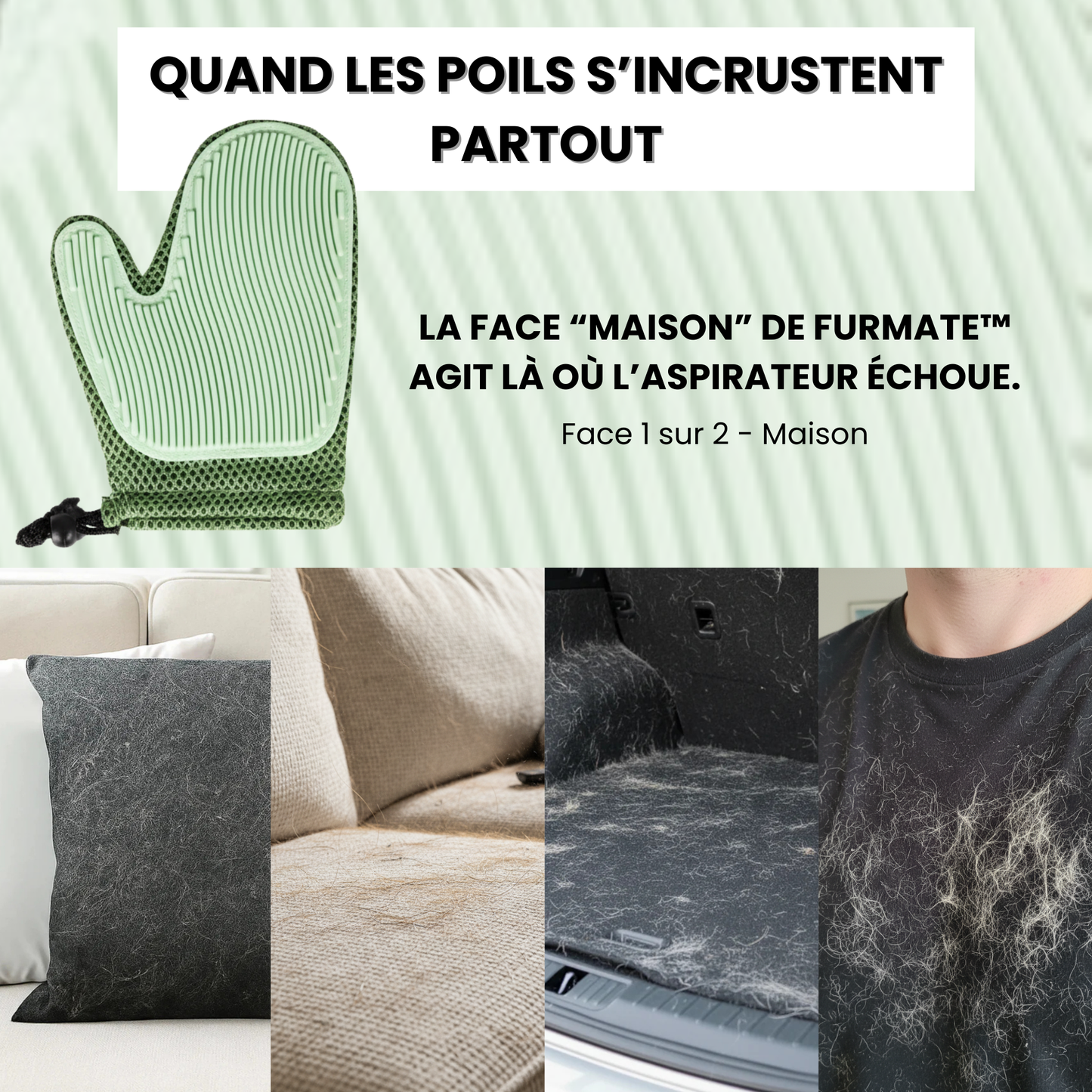FurMate™ | Gant 2-en-1 Premium Anti-Poils