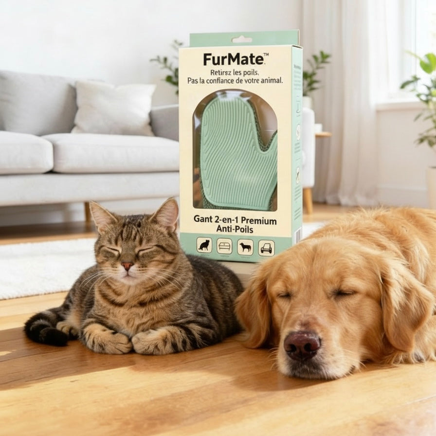 FurMate™ | Gant 2-en-1 Premium Anti-Poils